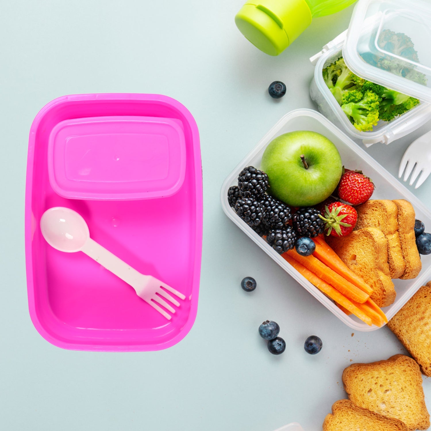 5318A Best Lunch Box Plastic High Quality Box For Kids School Customized Plastic Lunch Box for Girls & Boy DeoDap 5318A Best Lunch Box Plastic High Quality Box For Kids School Customized Plastic Lunch Box for Girls & Boy DeoDap